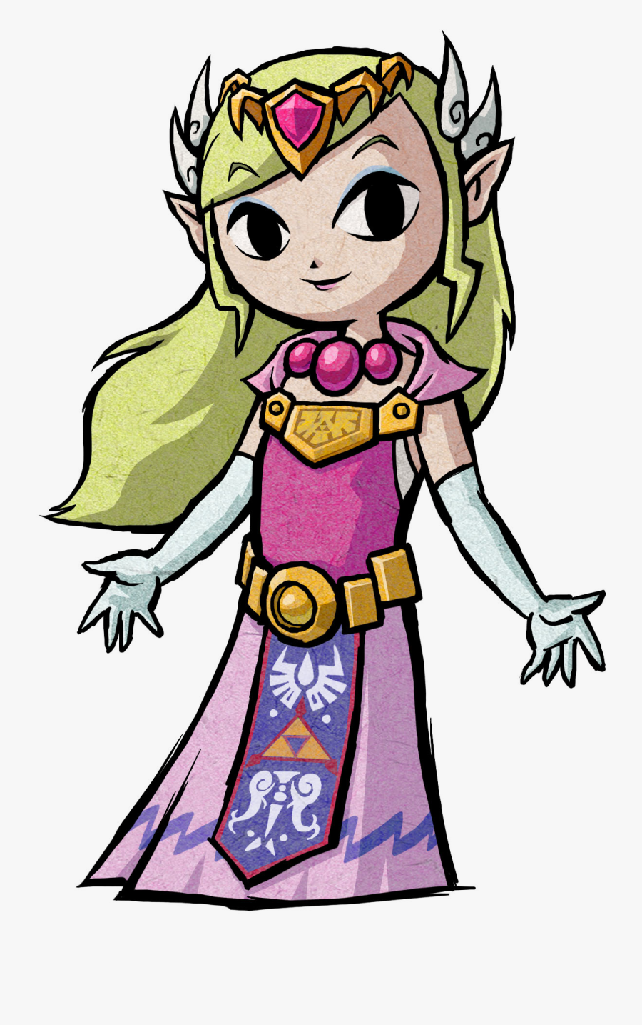 Image Zelda The Of - Loz Wind Waker Zelda, Transparent Clipart
