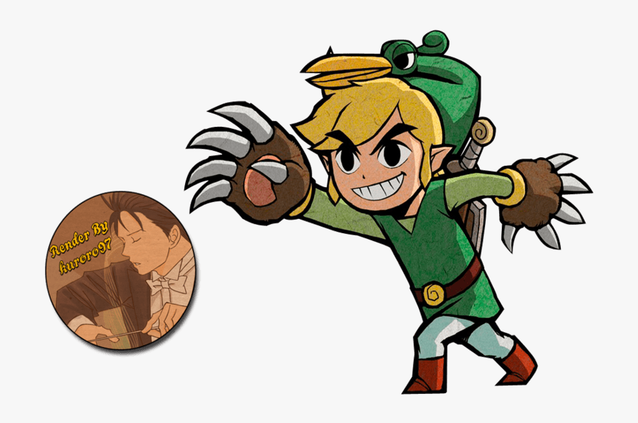 Link Clip Art - Legend Of Zelda Link Minish Cap, Transparent Clipart
