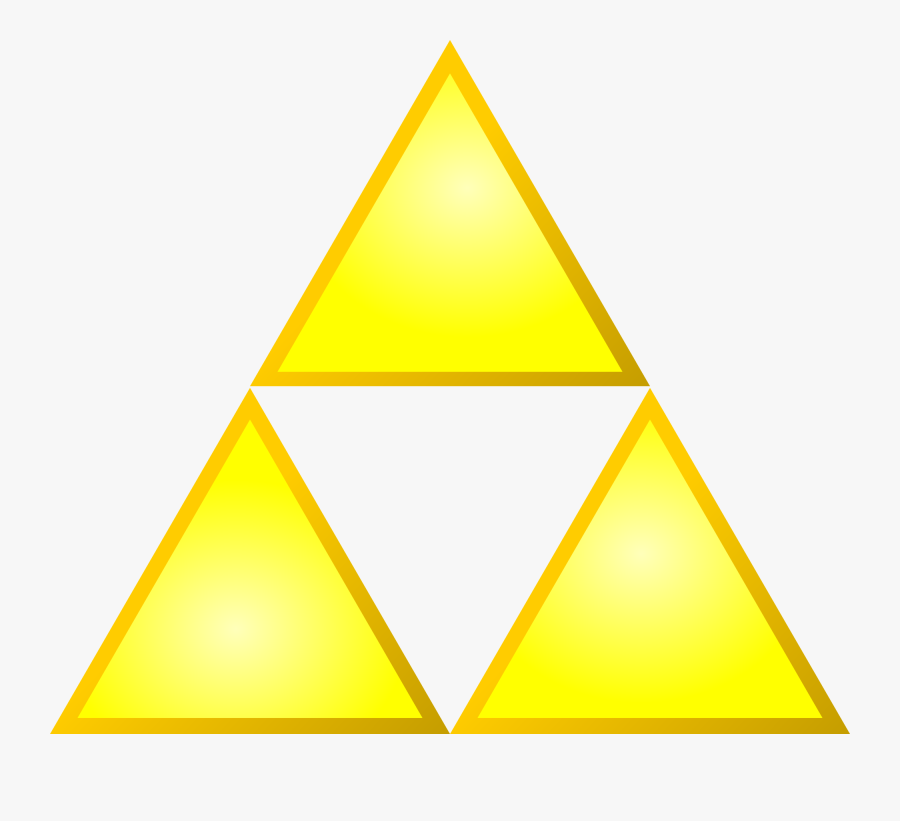 Zelda Triangle - Triforce Zelda, Transparent Clipart