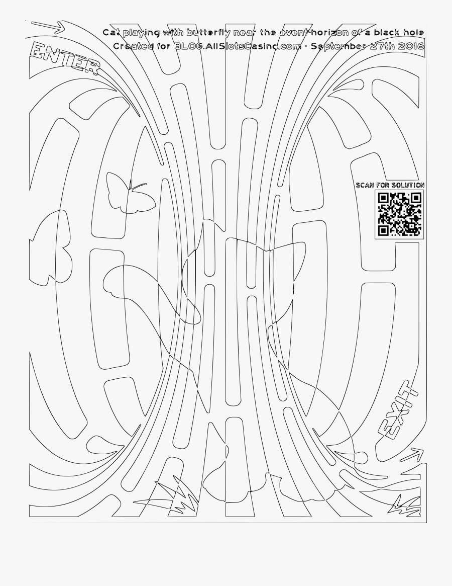 Transparent Black Hole Png - Colouring Pages Black Hole, Transparent Clipart