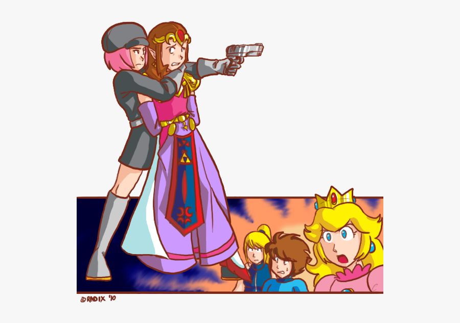 Zelda"s Abduction By General-radix - Cartoon, Transparent Clipart