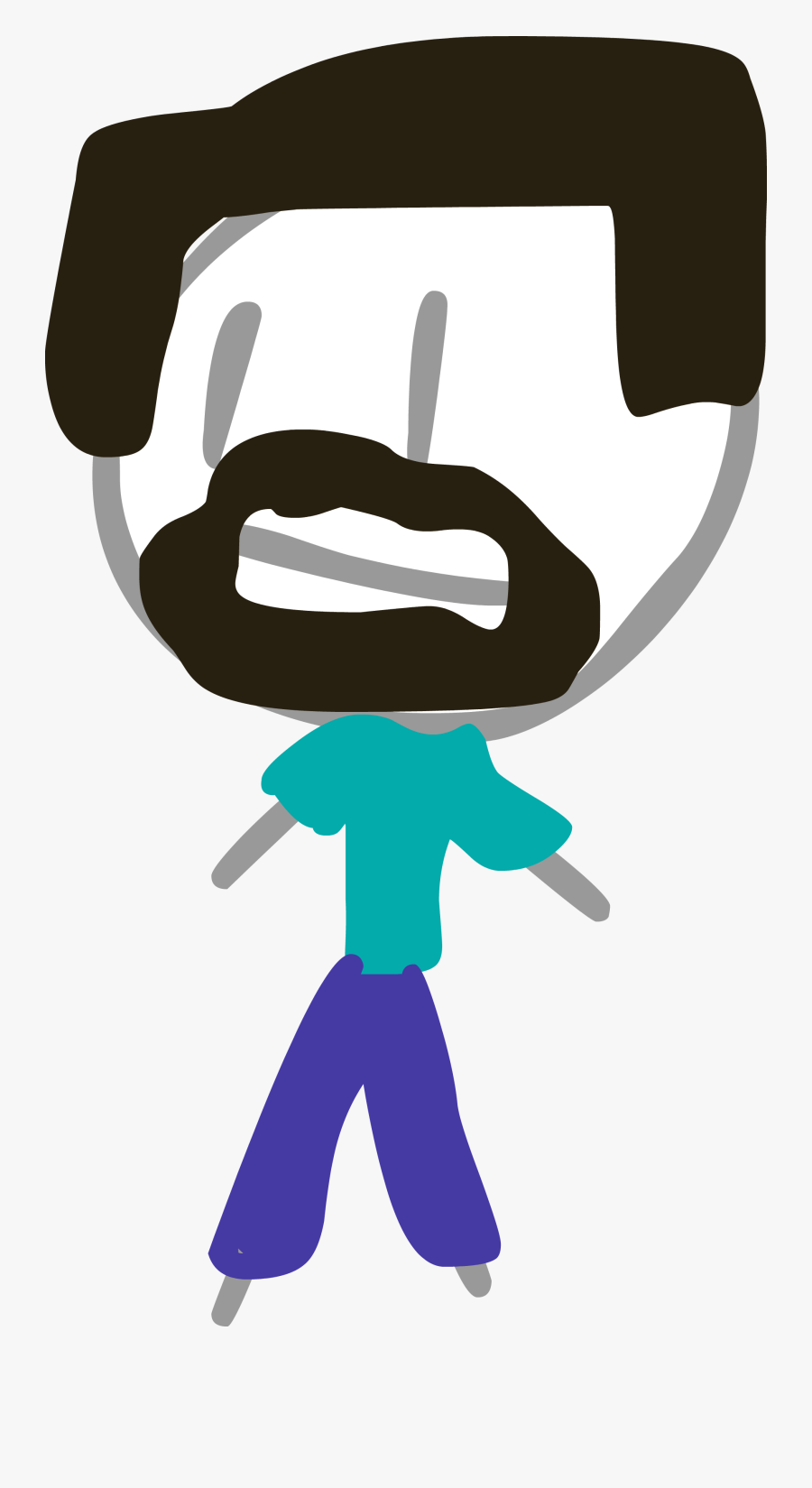 Black Hole Clipart Minecraft - Bfdi Minecraft Guy, Transparent Clipart