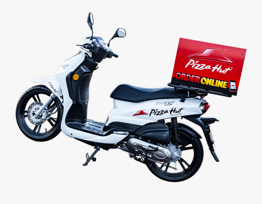 New Bike - Pizza Hut Delivery Bike, Transparent Clipart