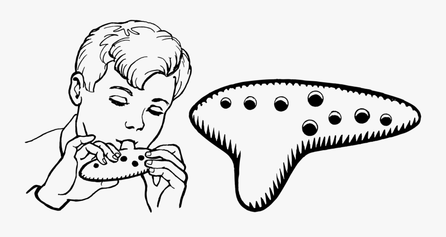 Line Art,eye,jaw - Zelda Ocarina Black And White, Transparent Clipart