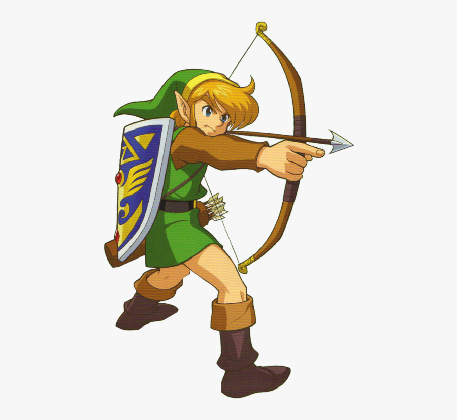 The Legend Of Zelda - Link Zelda Bow And Arrow, Transparent Clipart