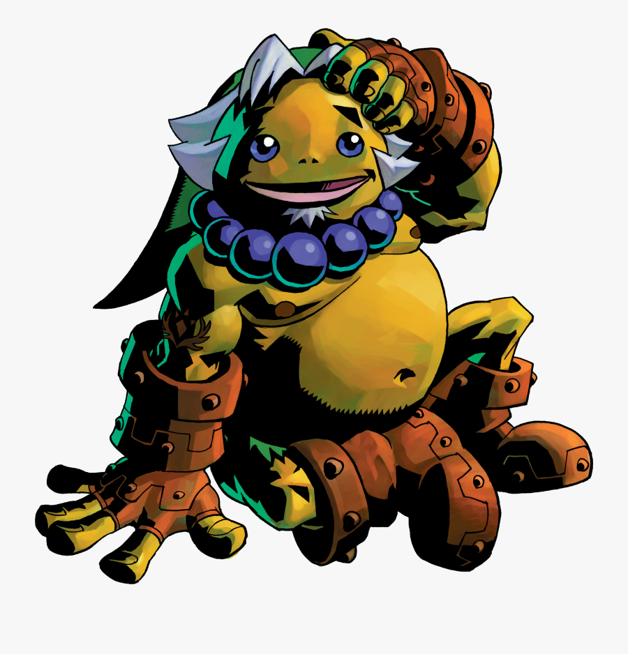 Transparent Zelda Clipart - Legend Of Zelda Majora's Mask Goron Link, Transparent Clipart