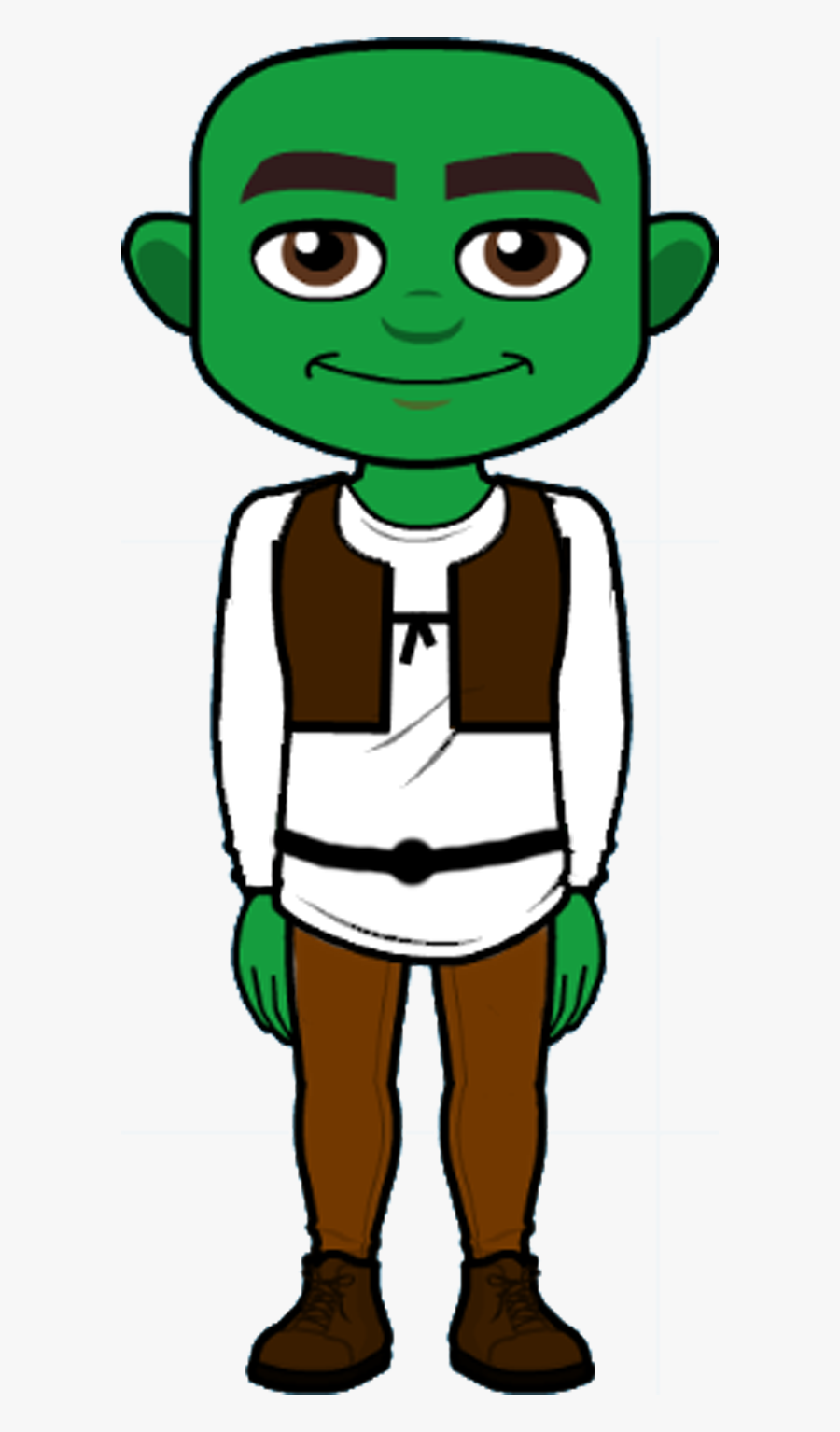 Transparent Shrek Clipart Free - Shrek As A Bitmoji, Transparent Clipart