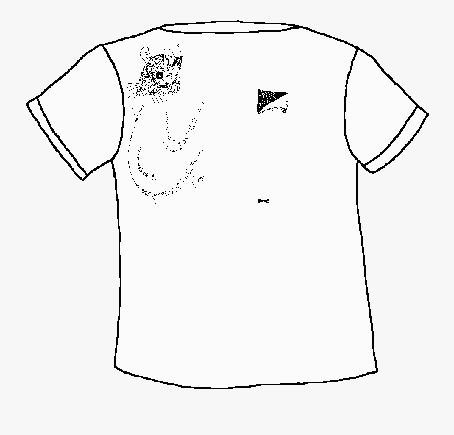 Hole Clipart Rat - Hole In Shirt Drawing, Transparent Clipart
