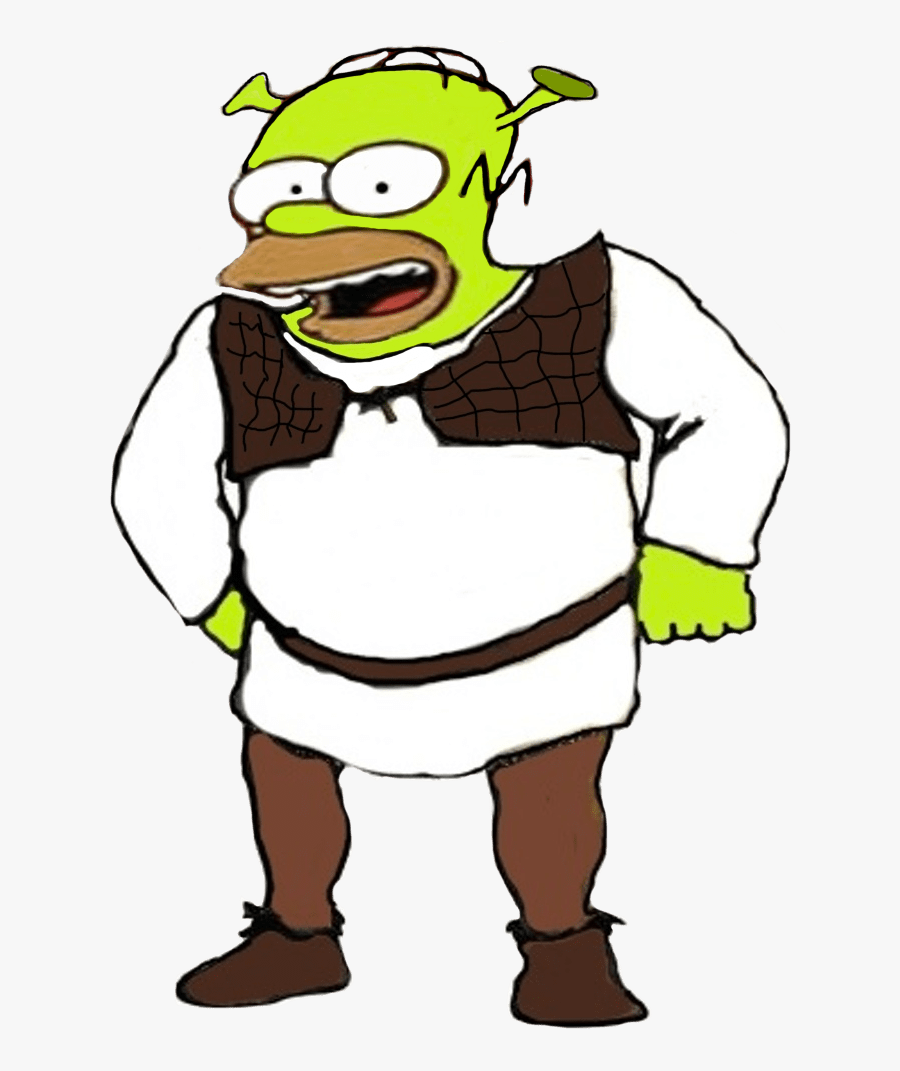 Shrek X Homer Clipart , Png Download - Homer Shrek, Transparent Clipart