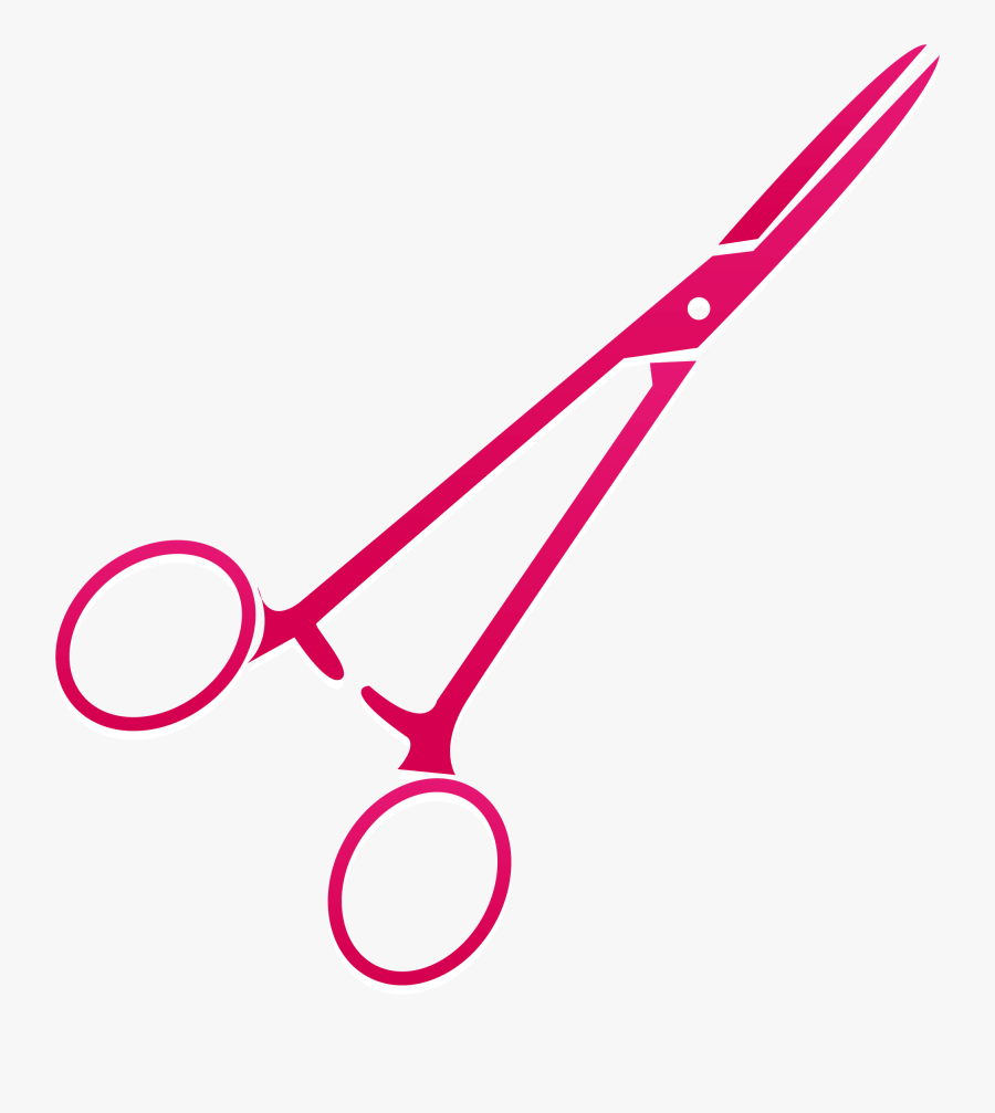 Scissors Drawing Surgery Transprent - Surgical Scissor Drawing, Transparent Clipart