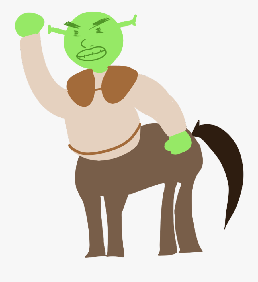Good Ol Shrek Donkey Center For Goody Ol @doodled Be - Cartoon, Transparent Clipart