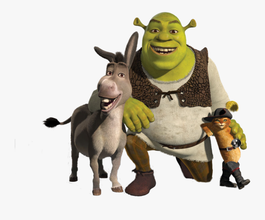 29202 - Shrek Donkey And Cat , Free Transparent Clipart - ClipartKey