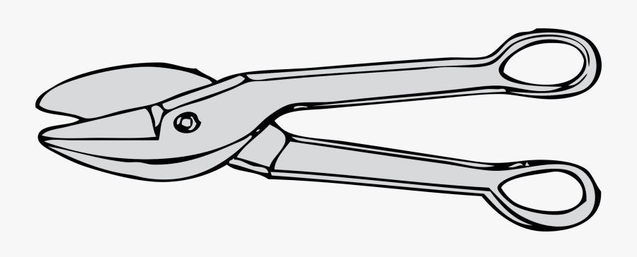 Line Art,angle,hardware Accessory - Metal Shears Clipart, Transparent Clipart