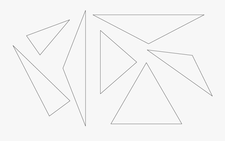 Clip Art Different Types Of Triangles - Triangle, Transparent Clipart