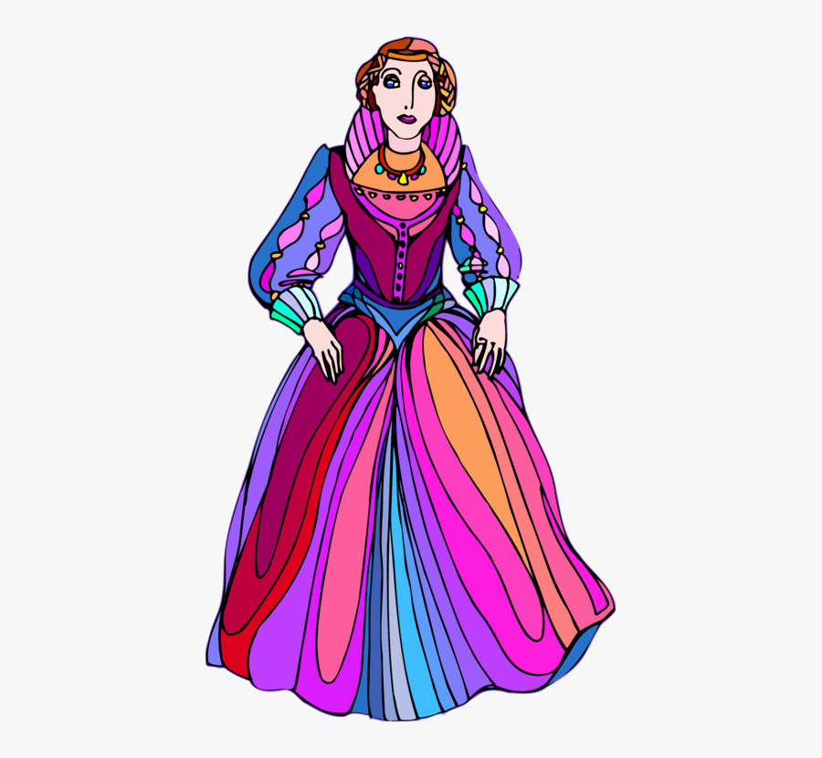 Gown,fashion Illustration,art - William Shakespeare, Transparent Clipart