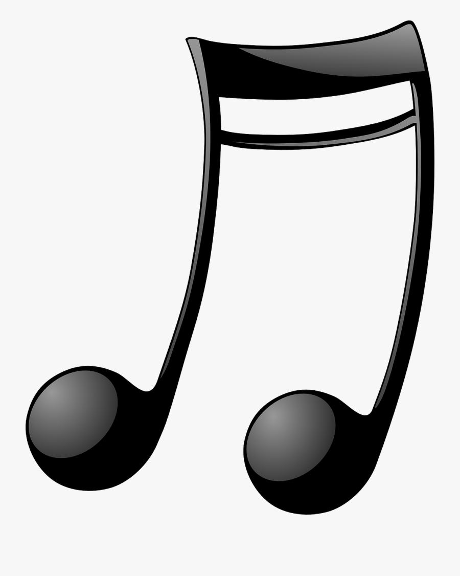 Double Note Two - Musical Note, Transparent Clipart