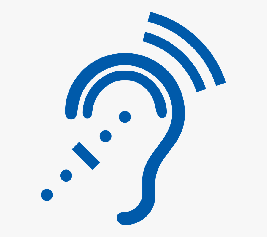 Ear Clipart Effective Listening - Ear Clipart Blue, Transparent Clipart