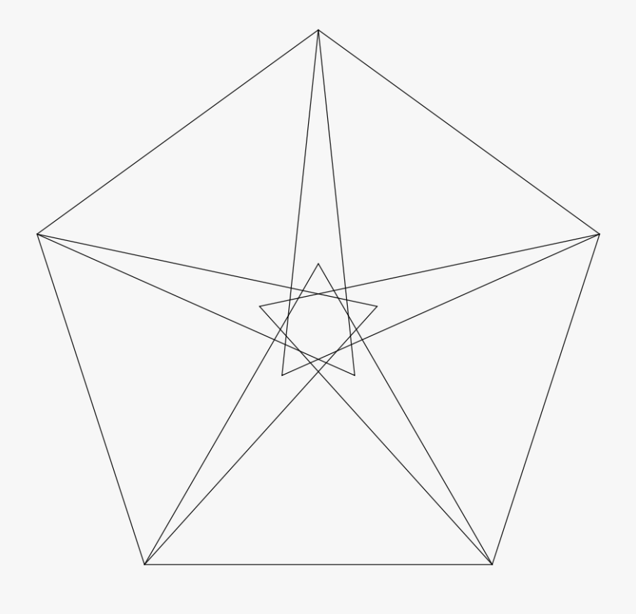 5 Overlapped Triangles Svg Clip Arts - Triangle, Transparent Clipart