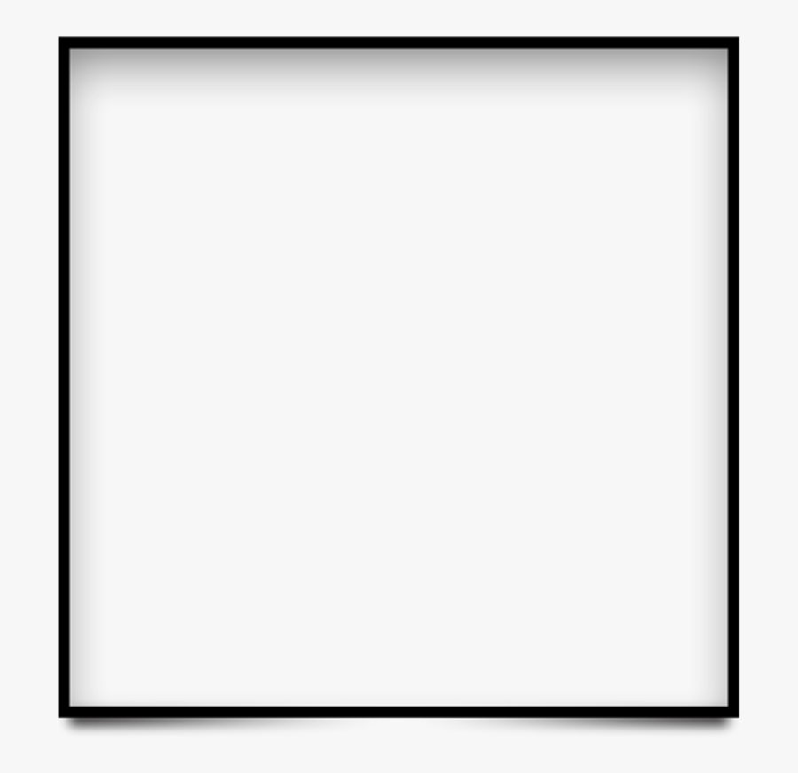 Clip Art Border For Free - Black Border Square, Transparent Clipart