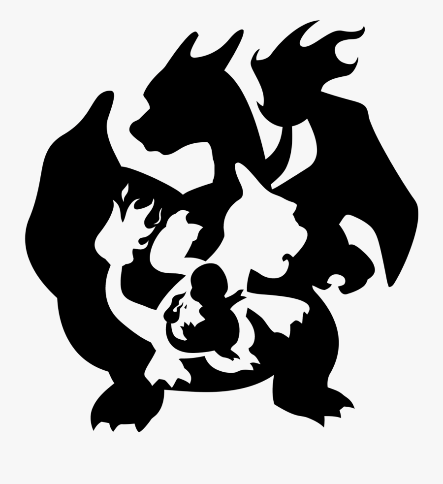 Transparent Charmander Png - Charmander Charmeleon Y Charizard, Transparent Clipart