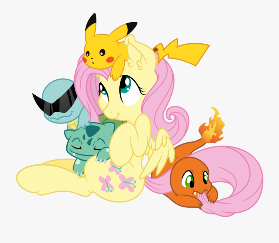 Bulbasaur Charmander Squirtle Pikachu, Transparent Clipart