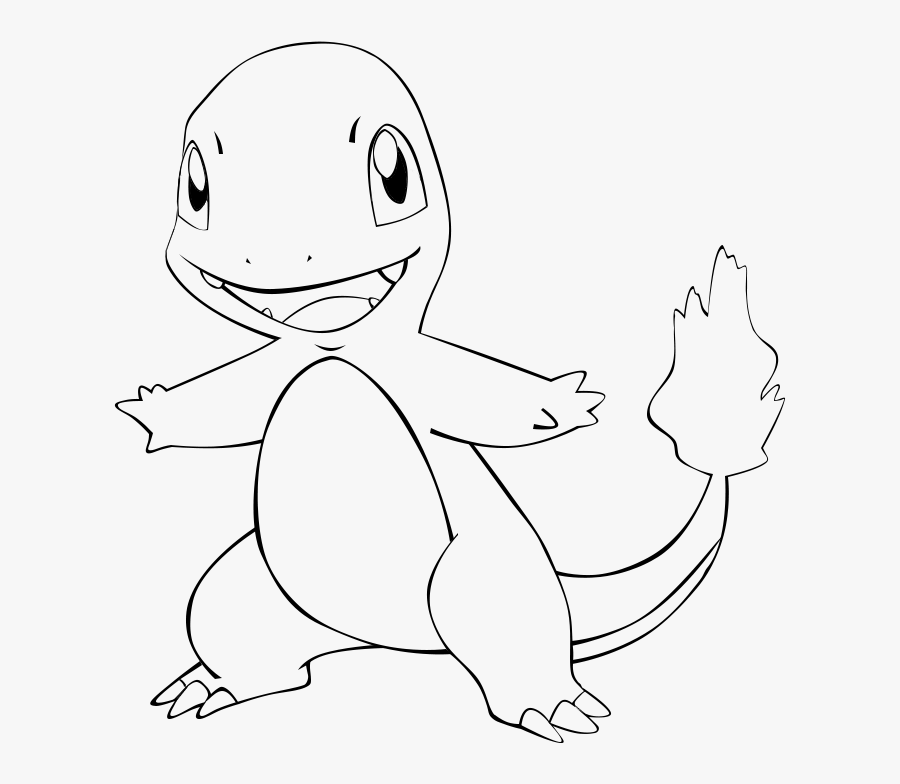 Charmander Coloring Pages Printable And Templates Niceimages - Drawing Charmander, Transparent Clipart