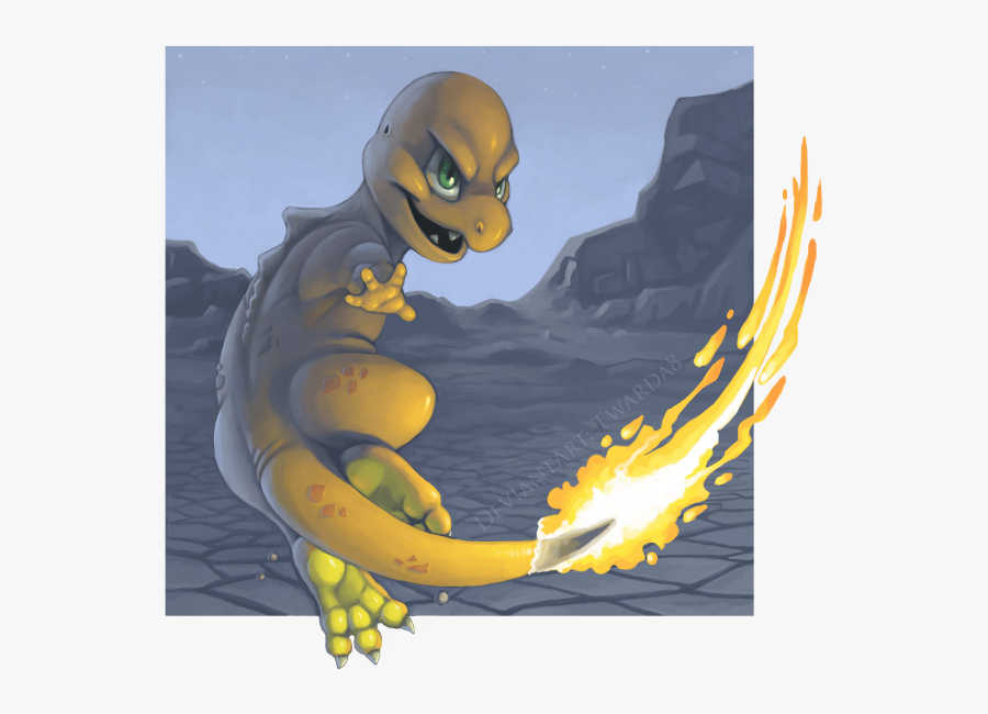 Charmander - Cartoon - Illustration, Transparent Clipart