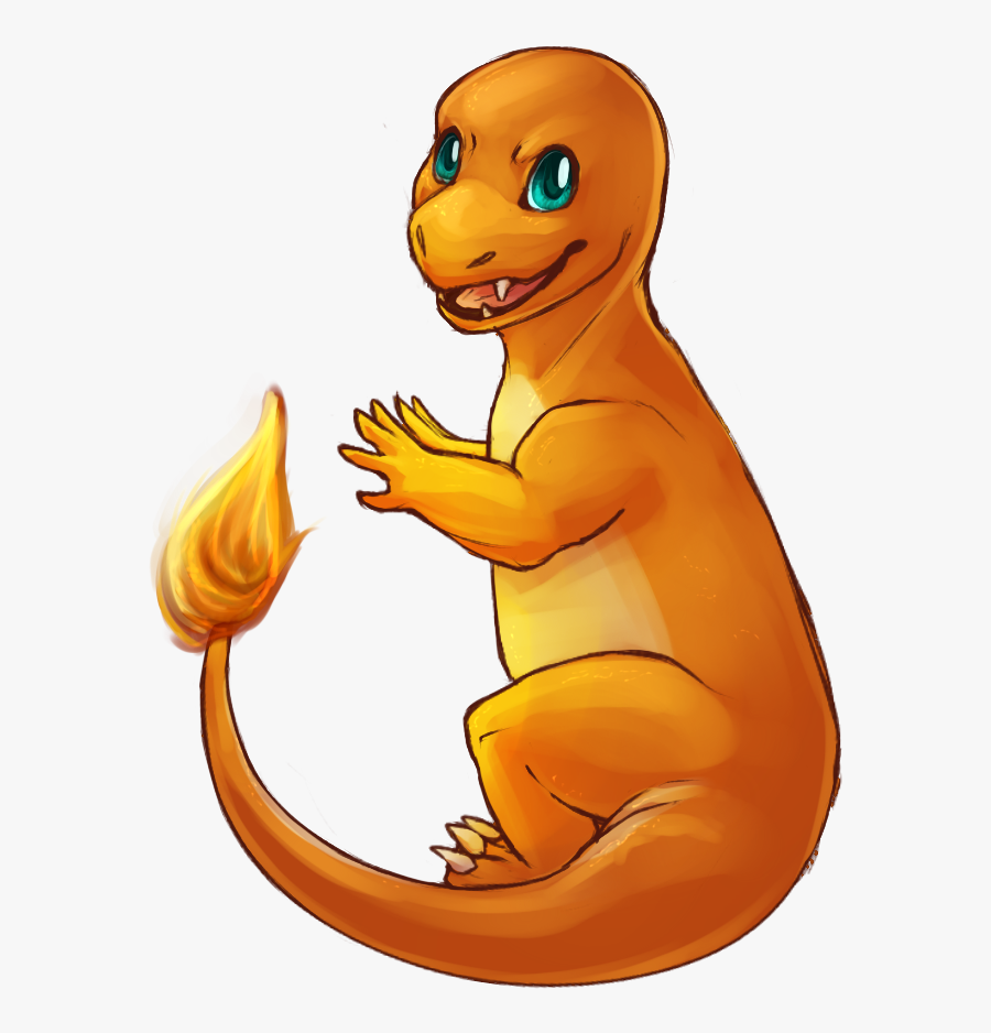 Transparent Charmander Png - Cartoon, Transparent Clipart