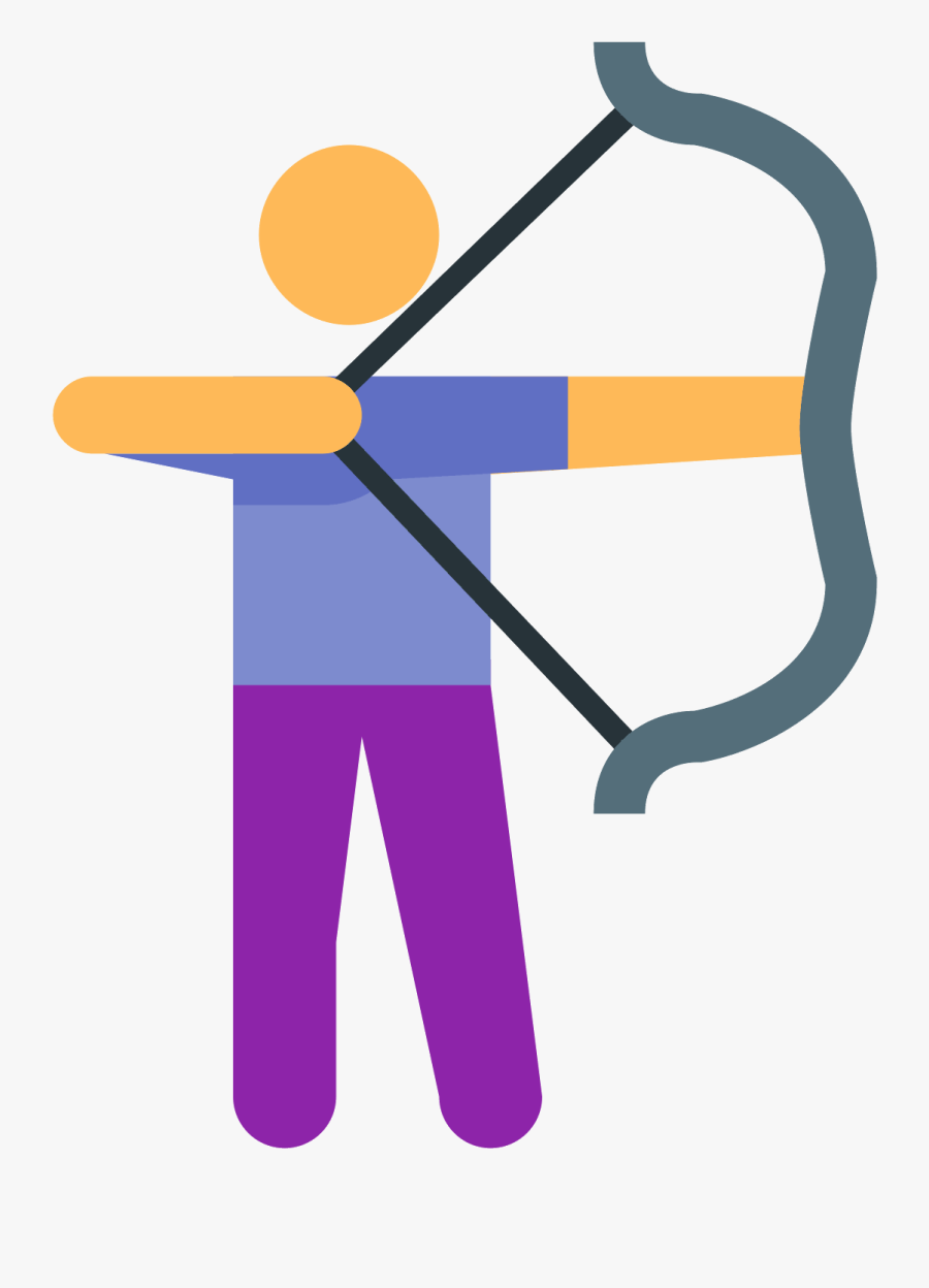Free Download, Png And Vector - Archery Icons, Transparent Clipart
