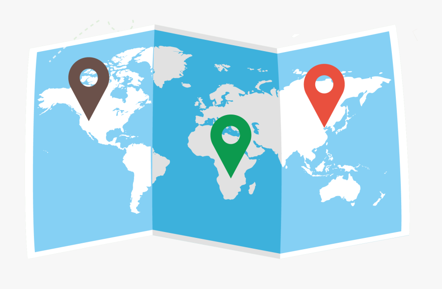 United States World Picture - Petra Jordan On World Map, Transparent Clipart