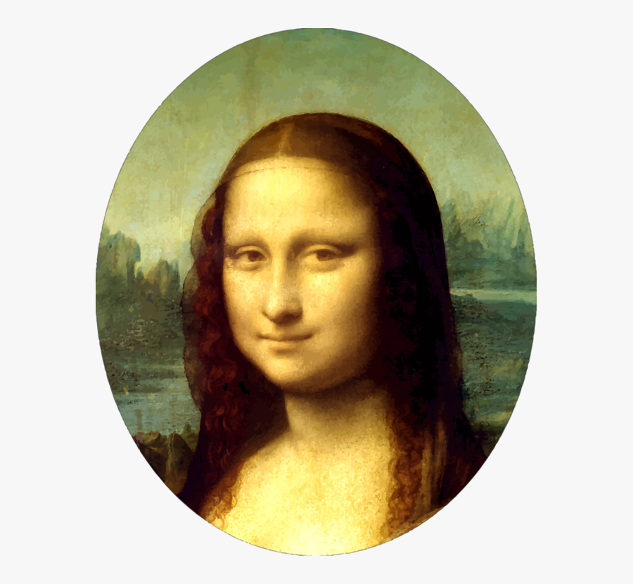 Head,cheek,forehead - Mona Lisa Transparent Png, Transparent Clipart