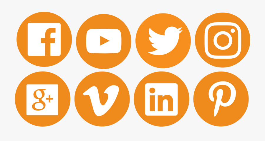 2563 X 1304 53 - Logo Social Media Platforms, Transparent Clipart