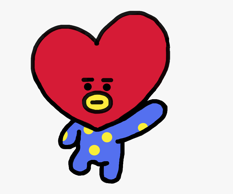 Taehyung Tata Bt21 Bts Freetoedit Sugar Cookie Clip - Taehyung Bt21, Transparent Clipart