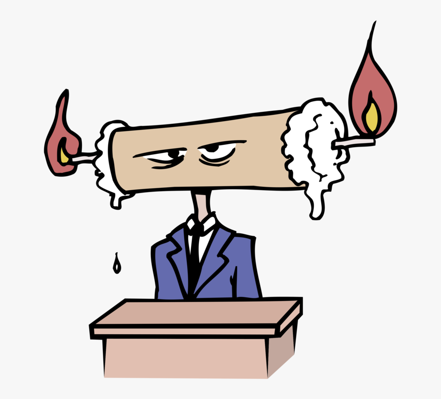 Line Art Idiom Drawing Computer Icons Cartoon - Cartoon Burning Candle At Both Ends, Transparent Clipart