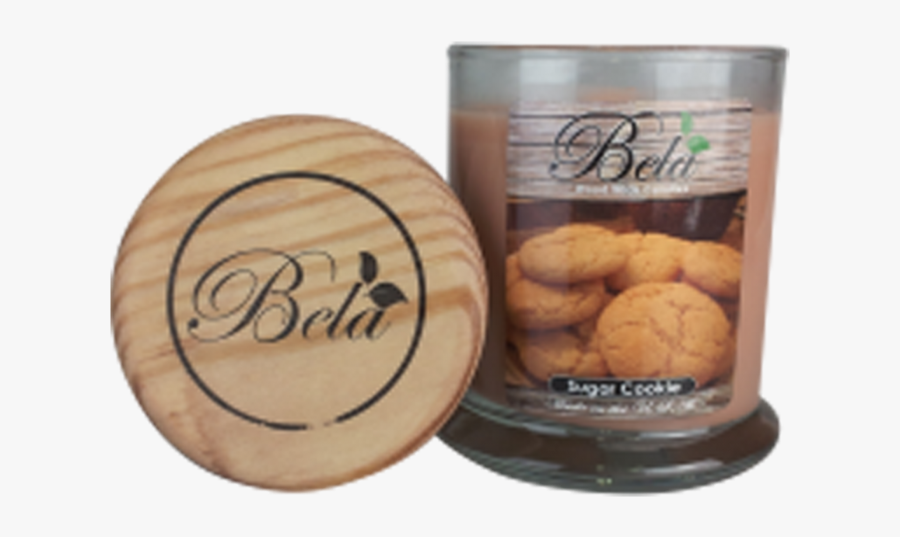 Bella Home Fragrances Sugar Cookie Wood Wick Candle - Walnut, Transparent Clipart