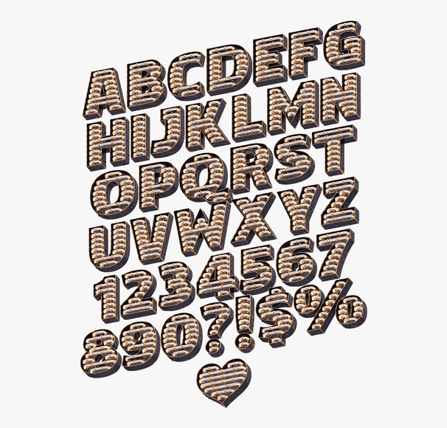 Steampunk Renaissance Font - Illustration, Transparent Clipart