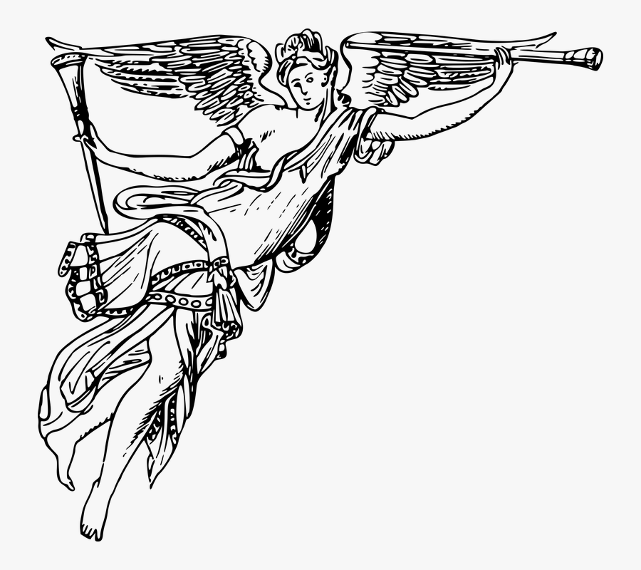 Criminal Clipart Line Up - Transparent Trumpet Angel Clipart, Transparent Clipart