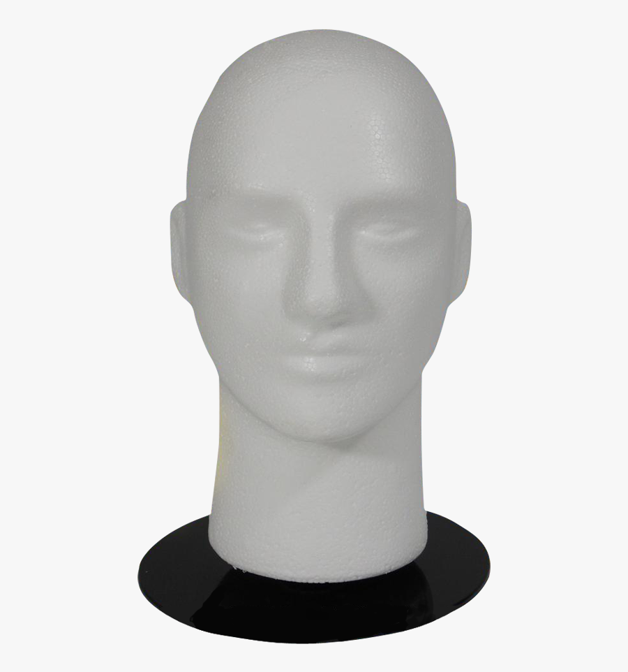 Mannequin Styrofoam Head Chin - Mannequin, Transparent Clipart
