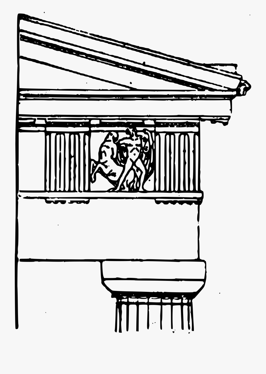 Doric Column Clipart - Clip Art, Transparent Clipart