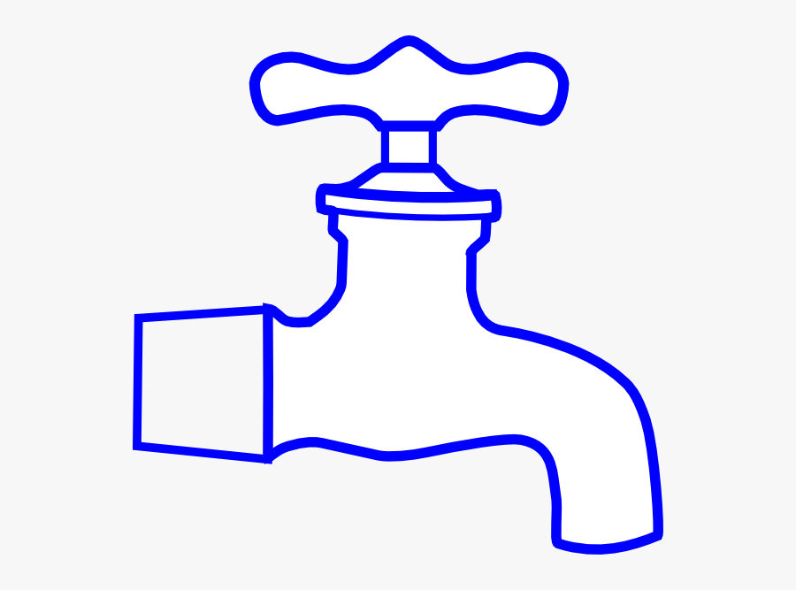 Blue Faucet Clip Art - Tap Clipart, Transparent Clipart