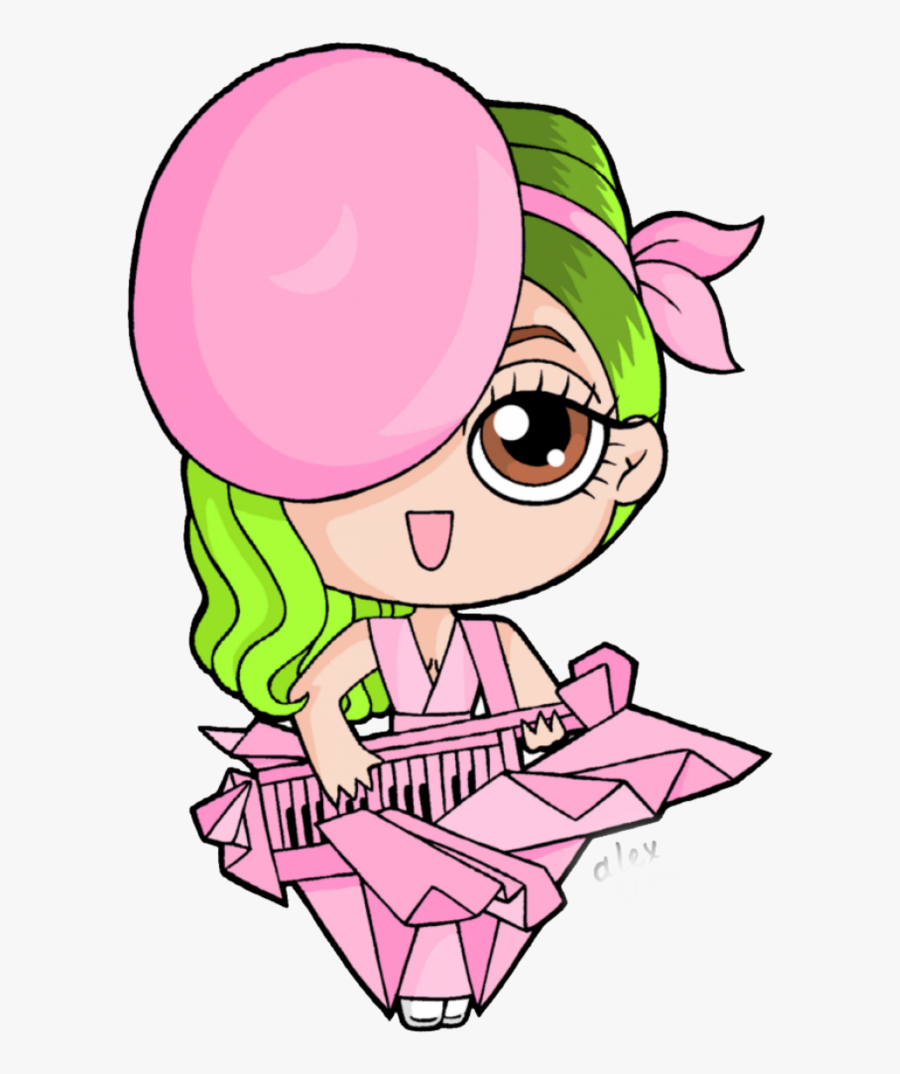 Mq Pink Ladygaga Princess Chibi - Lady Gaga Chibi Joanne, Transparent Clipart
