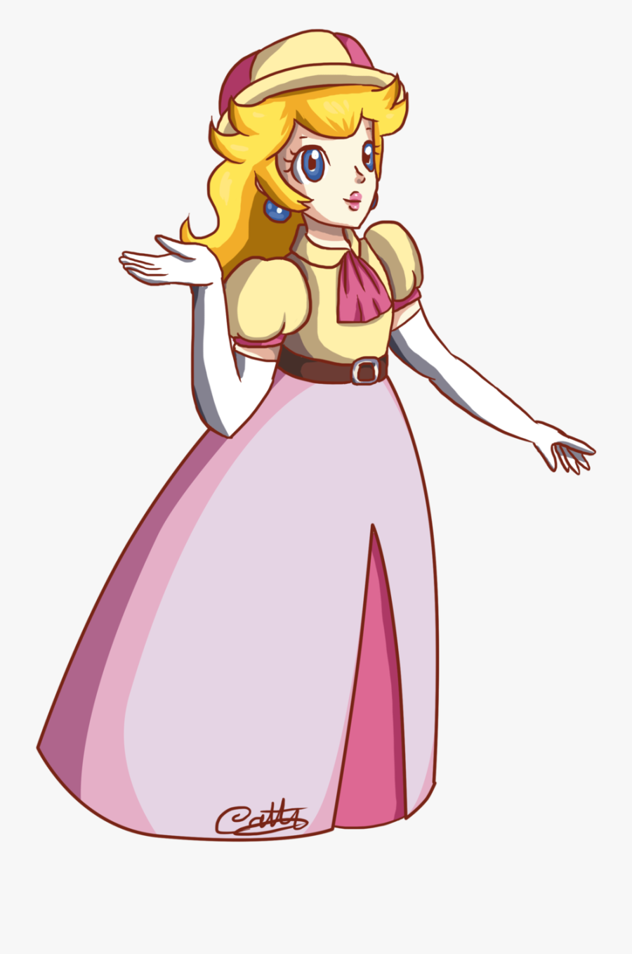 Princess Peach Clipart Mario Party - Princess Peach, Transparent Clipart