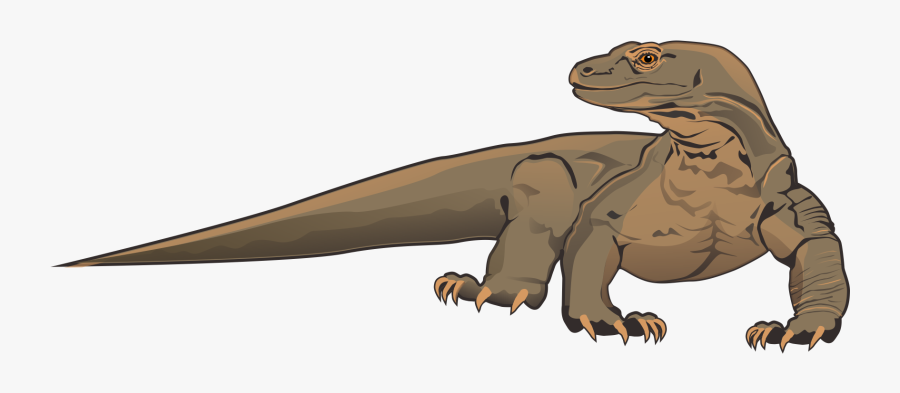 Clip Art Of Komondo Dragon - Transparent Komodo Dragon Clipart, Transparent Clipart