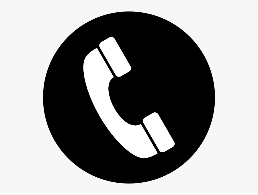Trilobite Clipart - Phone Icon Black Png, Transparent Clipart