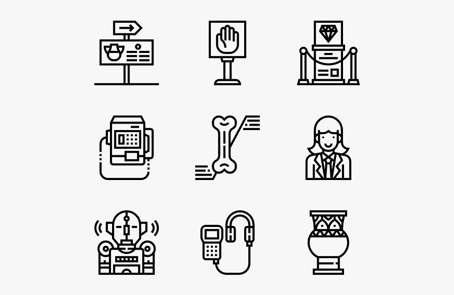 Museum - Icon, Transparent Clipart