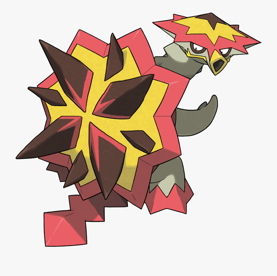 Elemental Clipart Turtle - Turtonator Pokemon Sun, Transparent Clipart