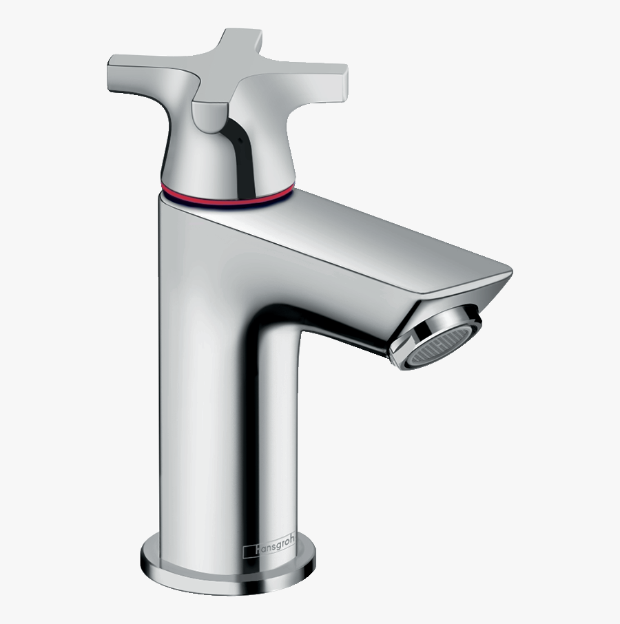 Logis Classic Pillar Tap 70 For Hot Water Without Waste - Robinet Simple Eau Chaude, Transparent Clipart