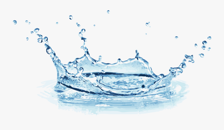 Water Splash Drop Euclidean Vector - Transparent Water Splash Vector Png, Transparent Clipart