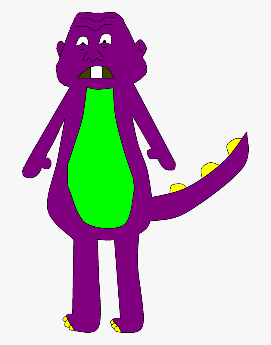 Barney Head Png - Barney The Dinosaur Fanart, Transparent Clipart