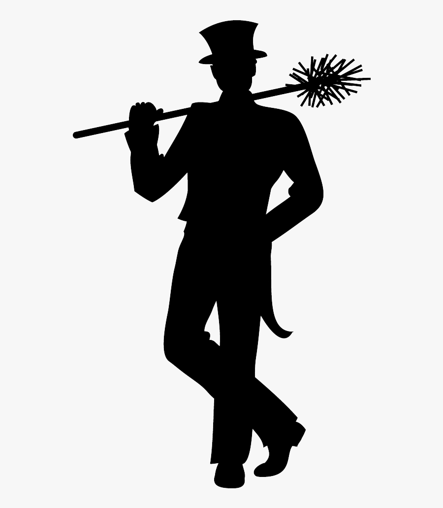 Chimney Sweep Png Photos - Mary Poppins Chimney Sweep Silhouette, Transparent Clipart